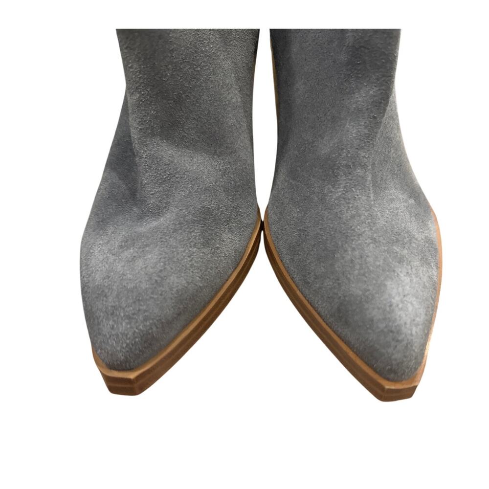 AD 🔆| Marc Fisher Gadri Chelsea Ankle Boots Size 6.5 Grey Suede - Picture 6 of 6
